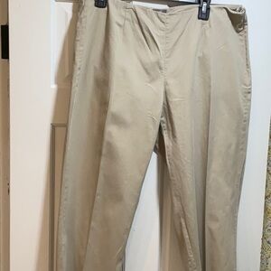 J Jill Khakis with Side Zip And Vent at Hem